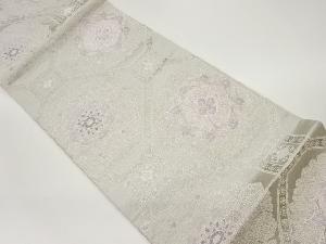 華紋に蜀江文様織出し袋帯